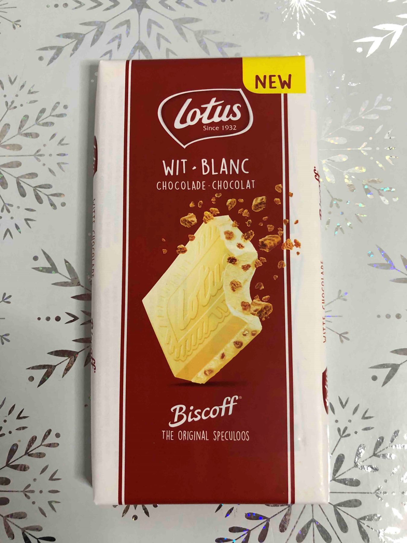Lotus Biscoff Speculoos with white chocolate