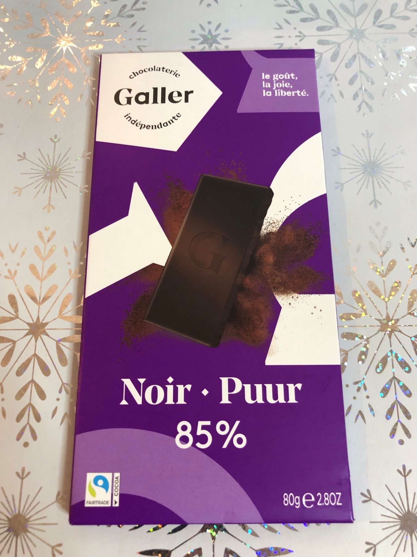 Galler dark chocolate 85%