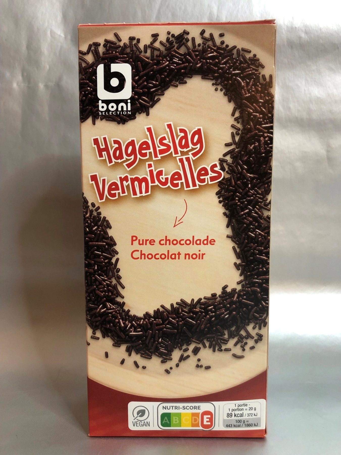 Boni Hagelslag dark chocolate 600g