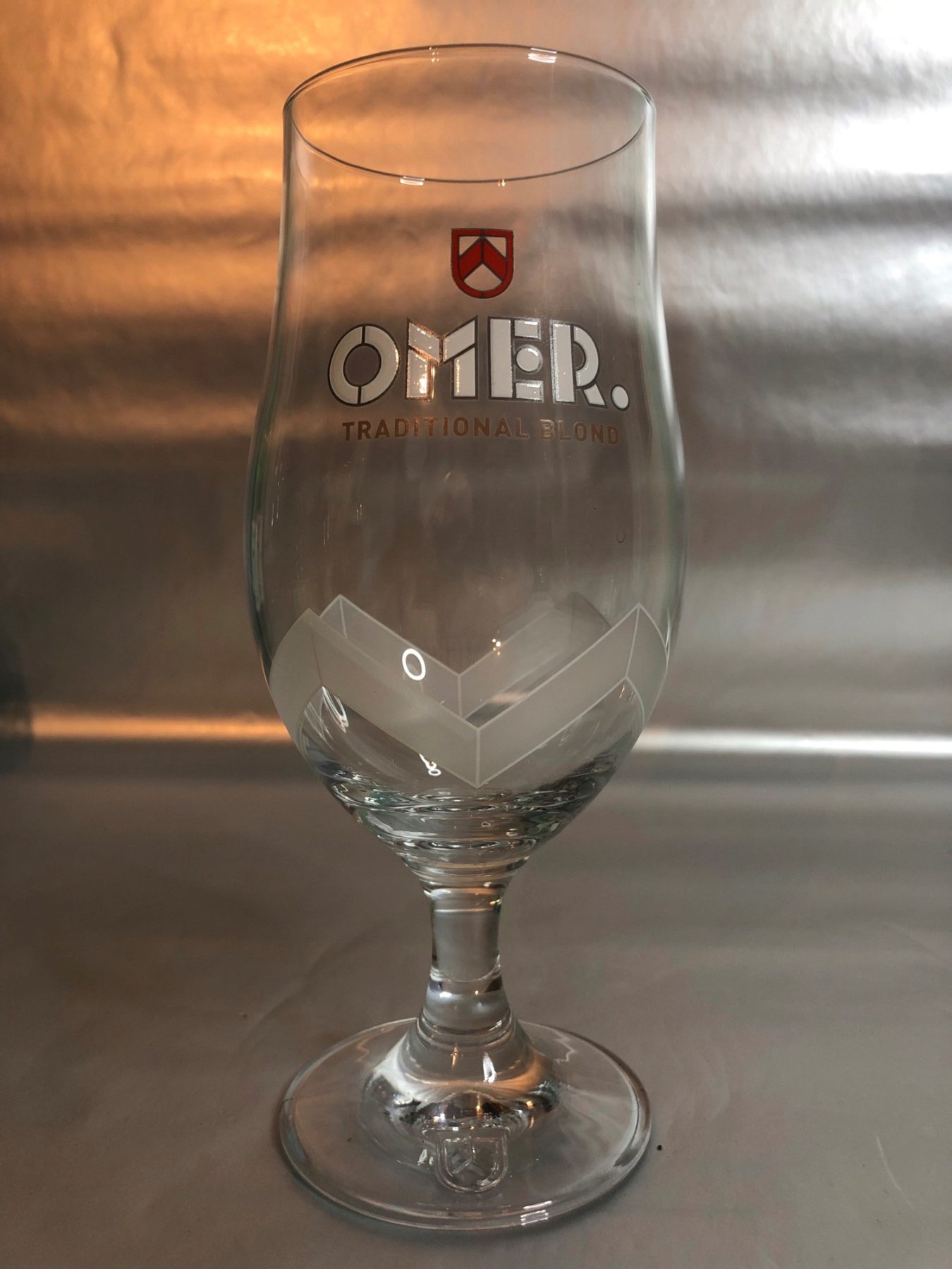 Omer beer glass