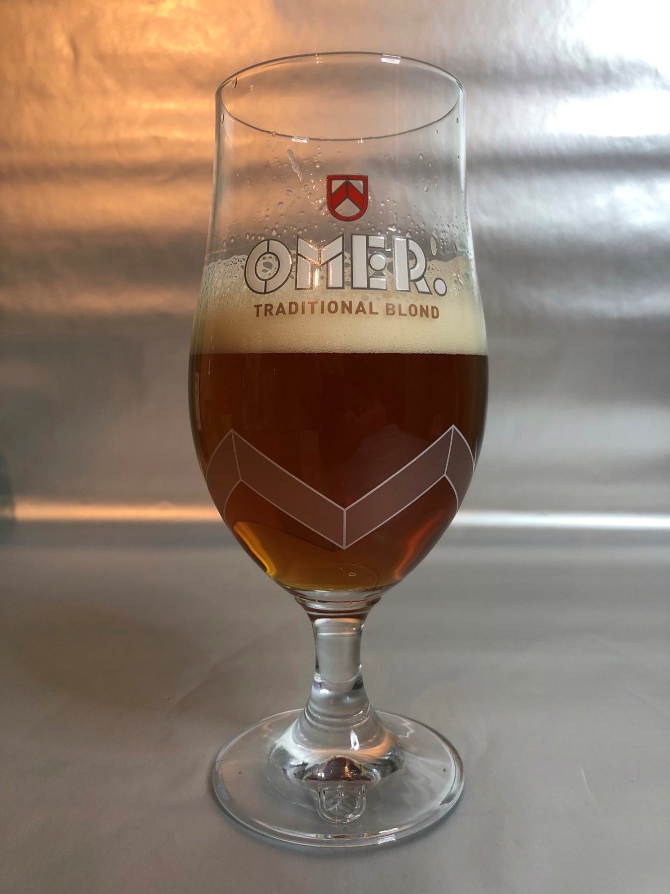 Omer beer glass