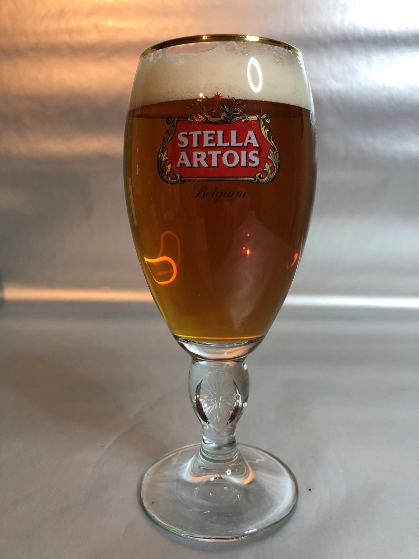 Stella Artois beer glass