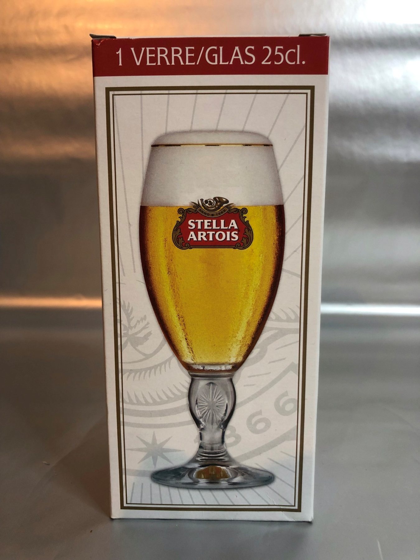 Stella Artois beer glass