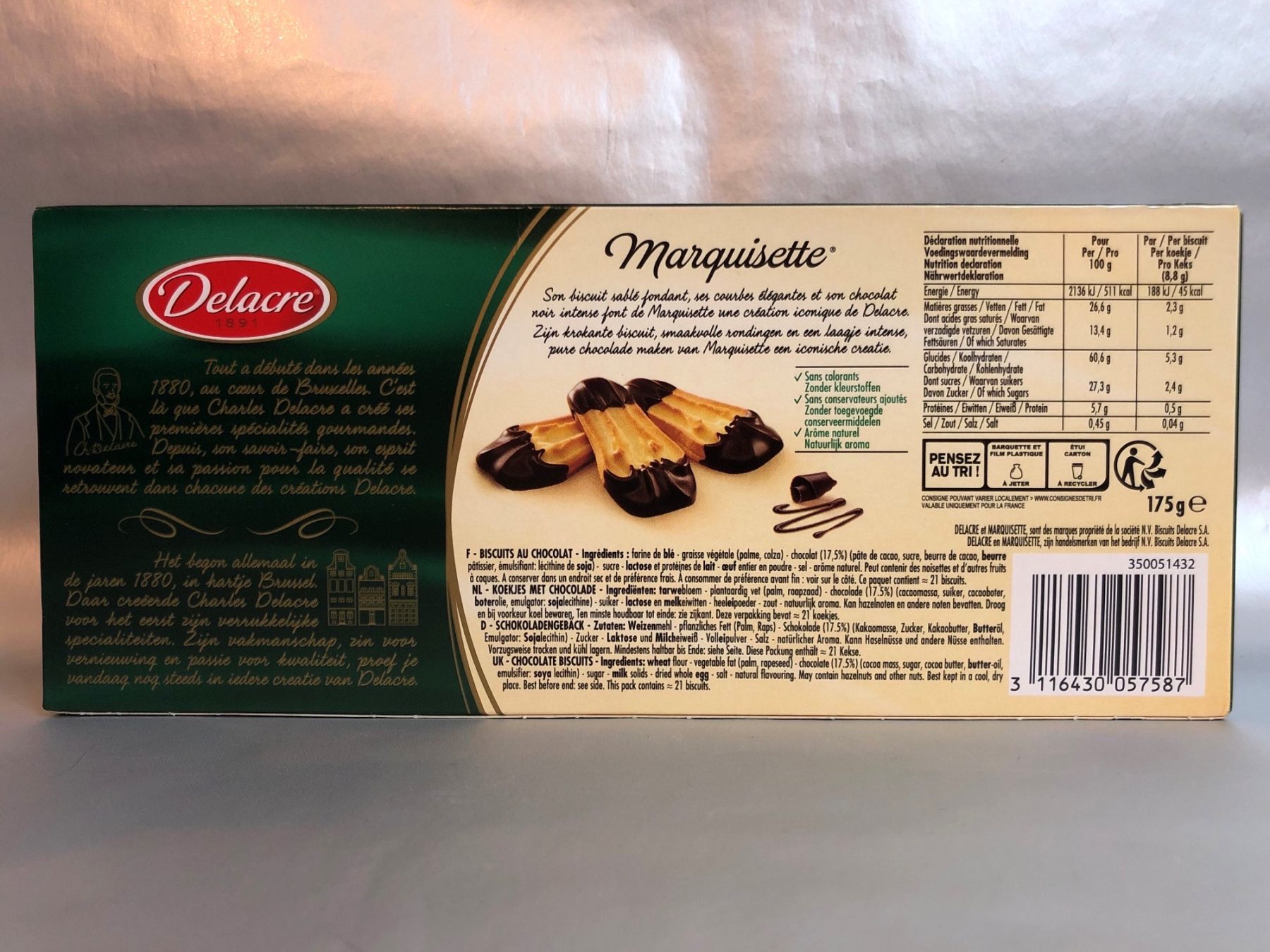 Delacre 'Marquisette' biscuits