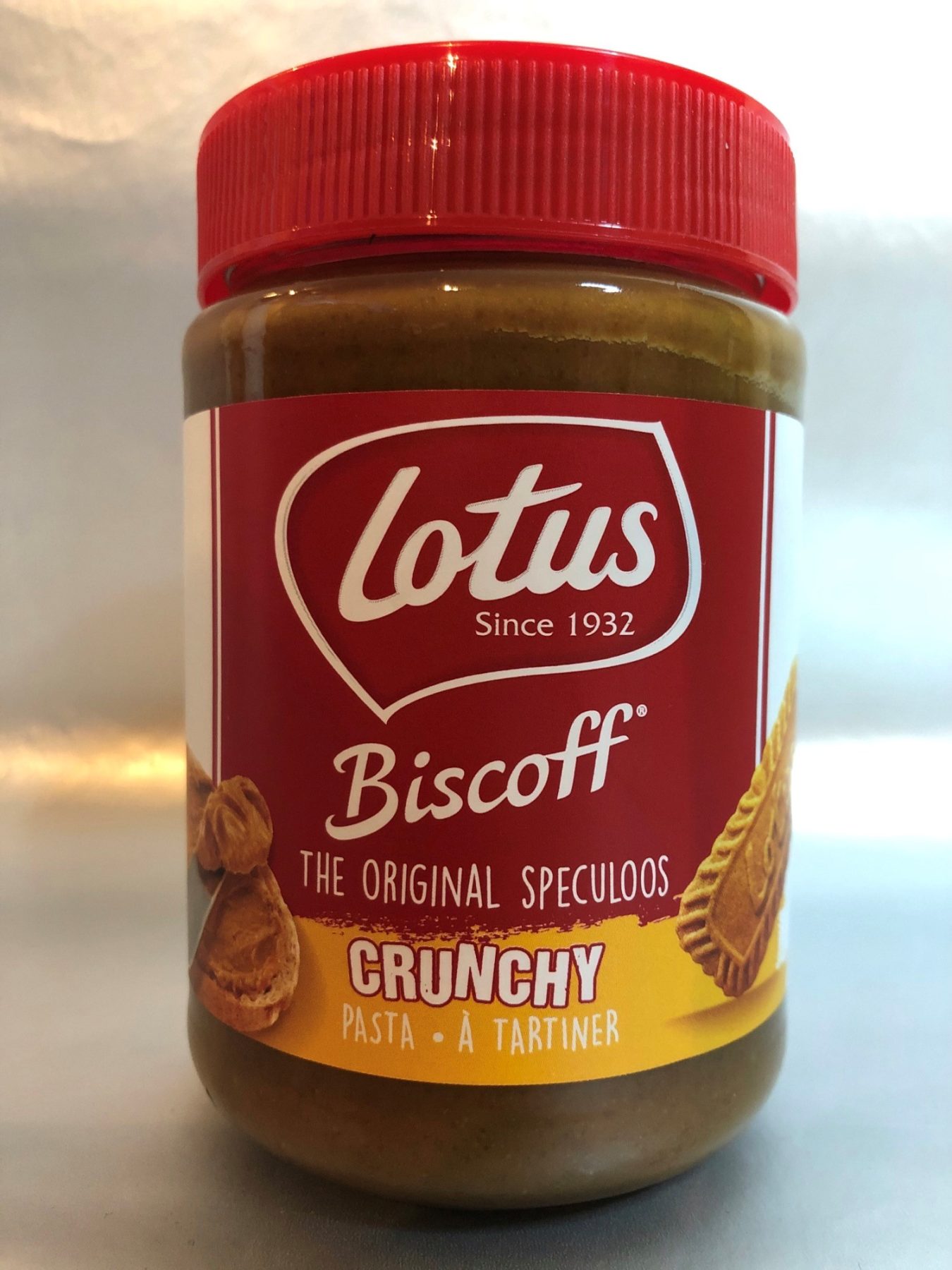 Lotus Biscoff crunchy speculoos paste
