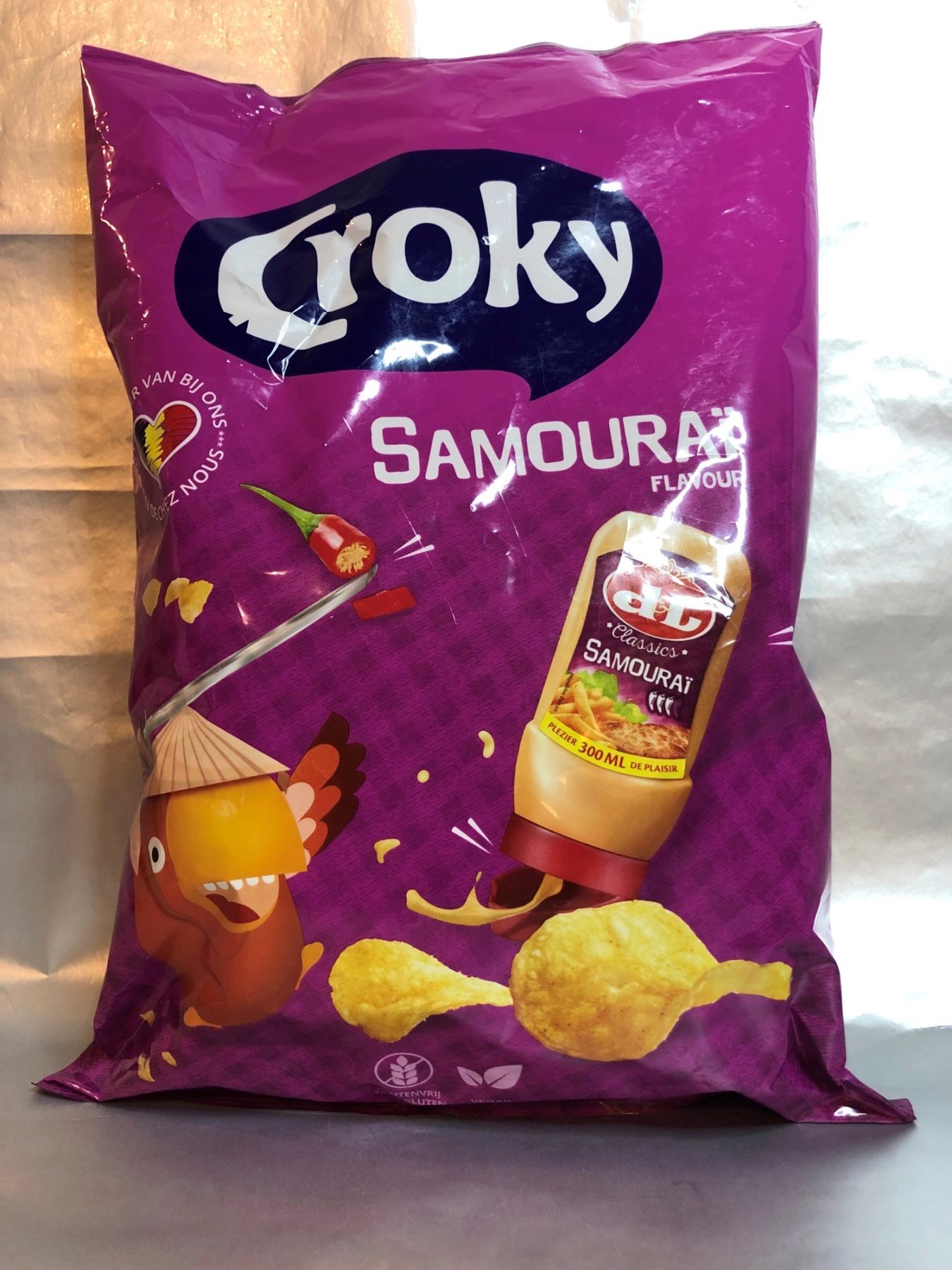 Crocky 'samourai' crisps