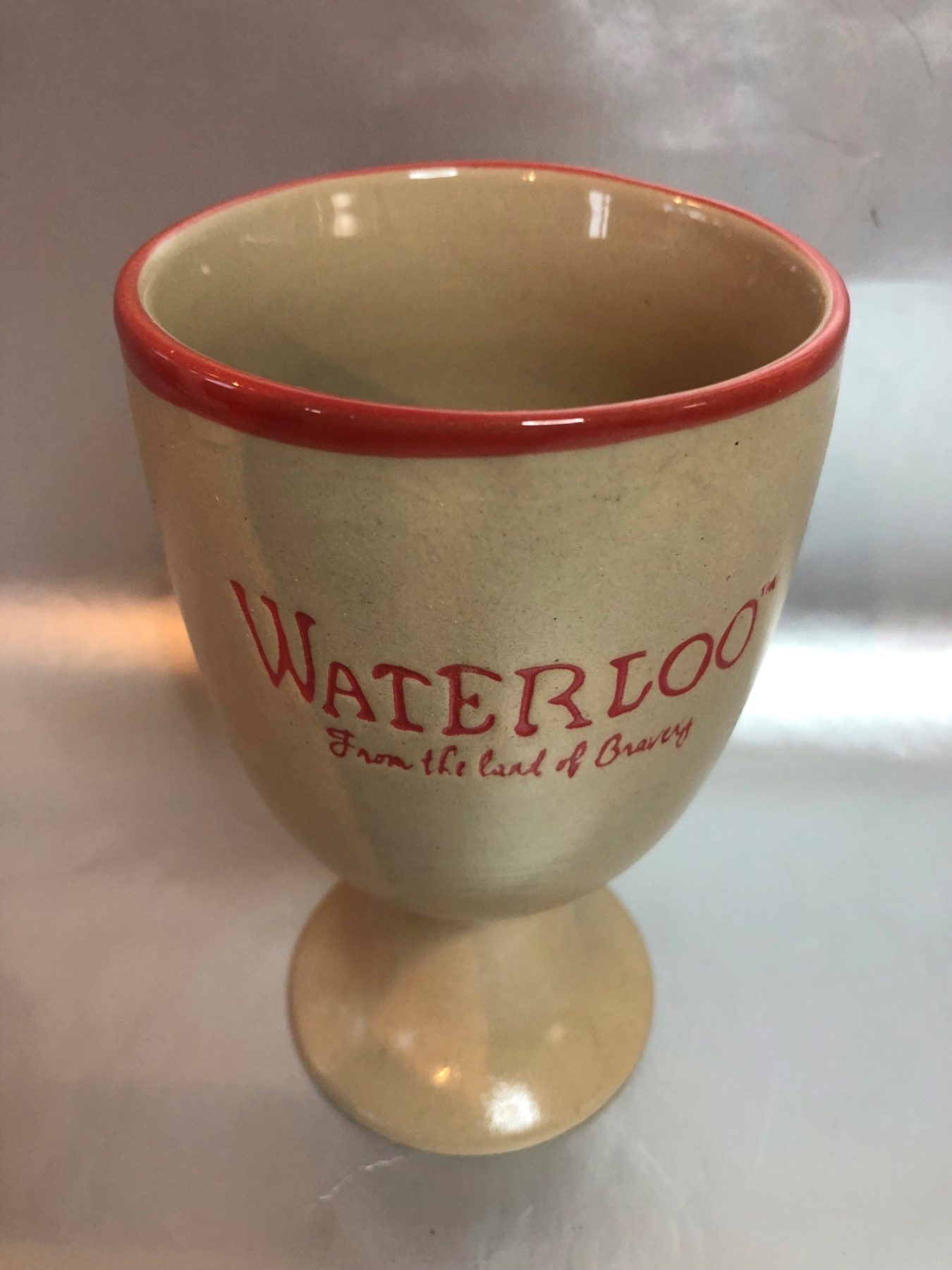 Waterloo beer glass (chalice)