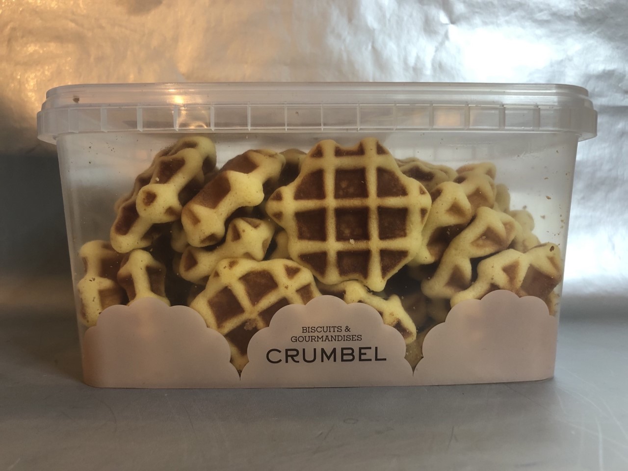 Crumbel butter waffles