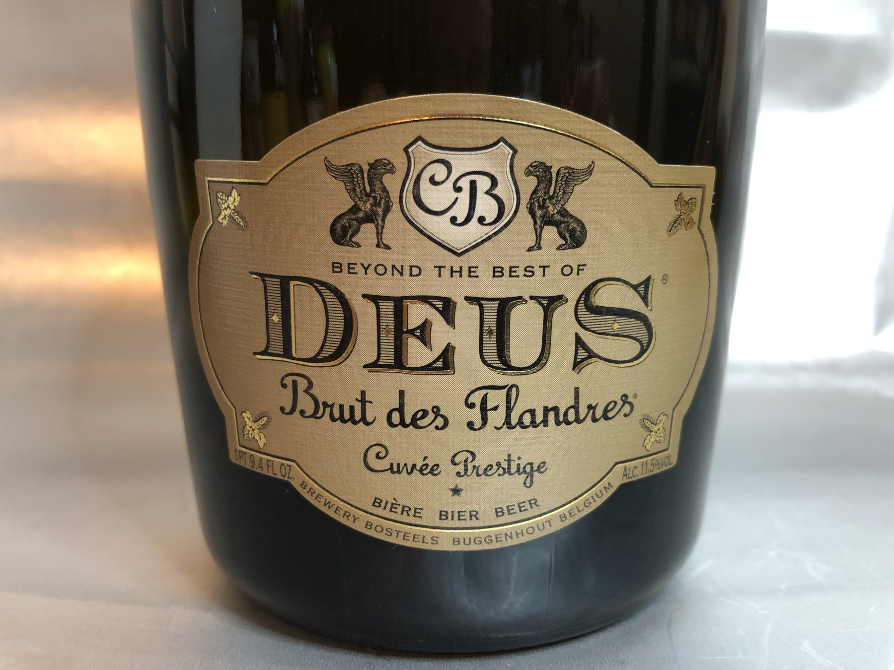 Deus 'Brut des Flanders' Cuvee Prestige beer (750ml)