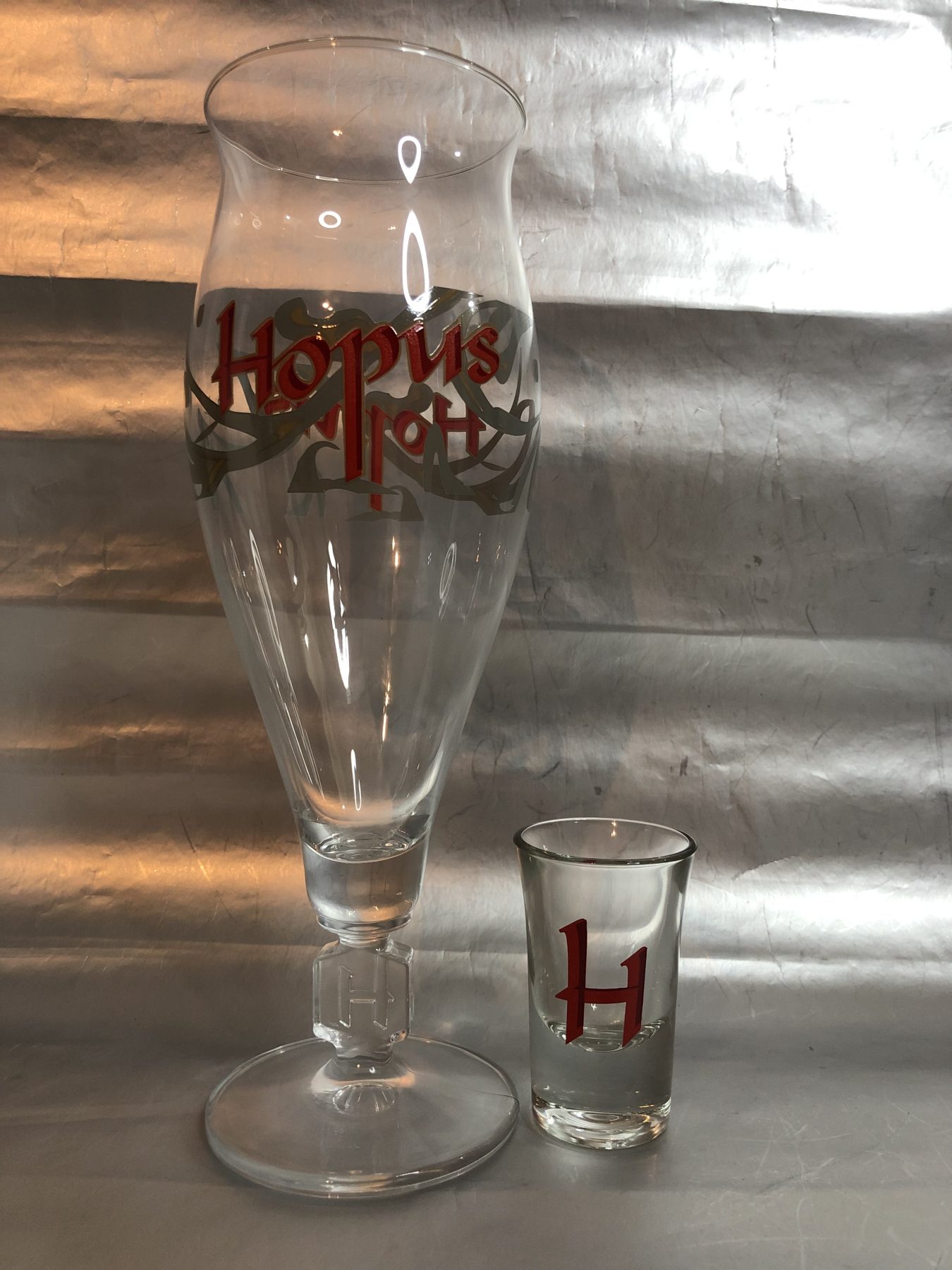 Hopus Blond beer glass