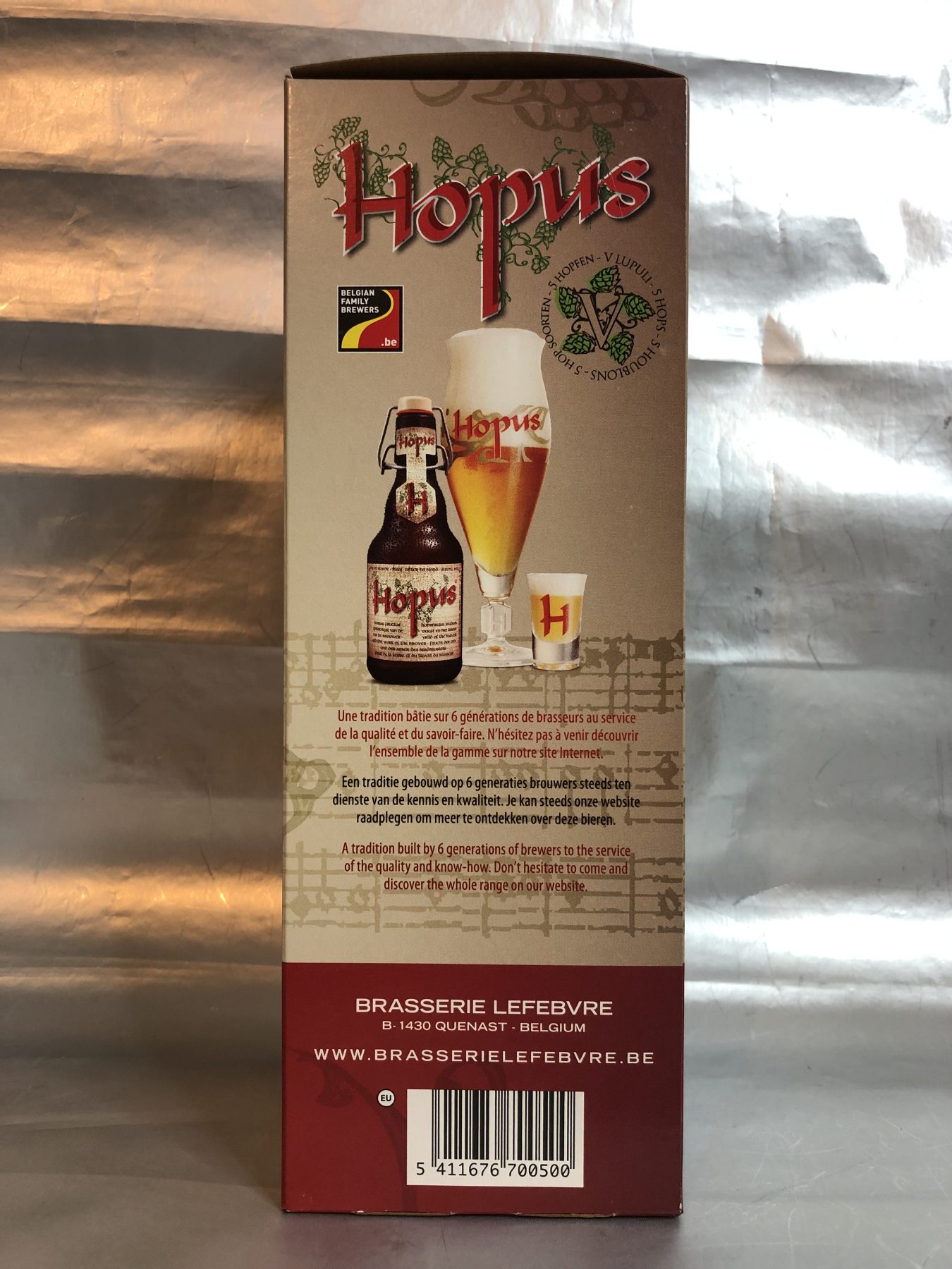 Hopus Blond beer glass