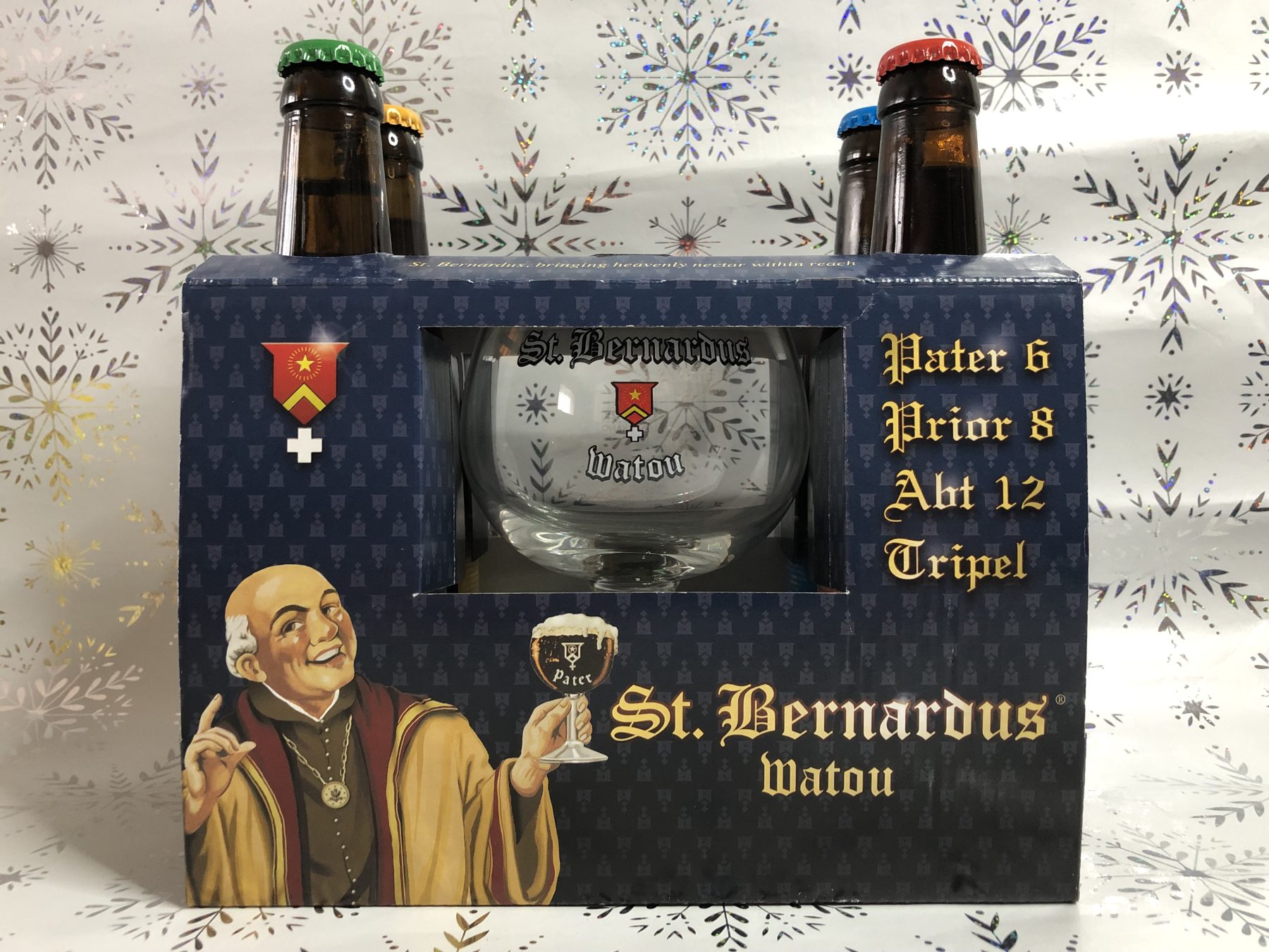 St Bernardus Watou gift hamper (4 beers + beer glass)