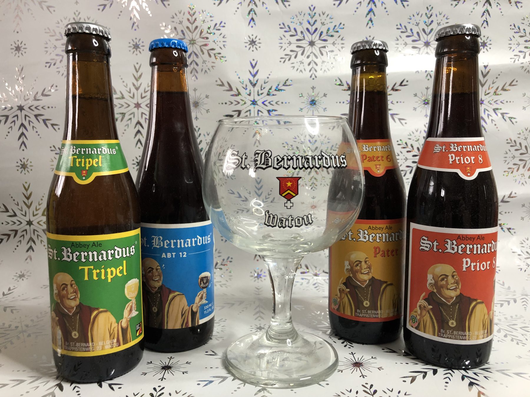 St Bernardus Watou gift hamper (4 beers + beer glass)