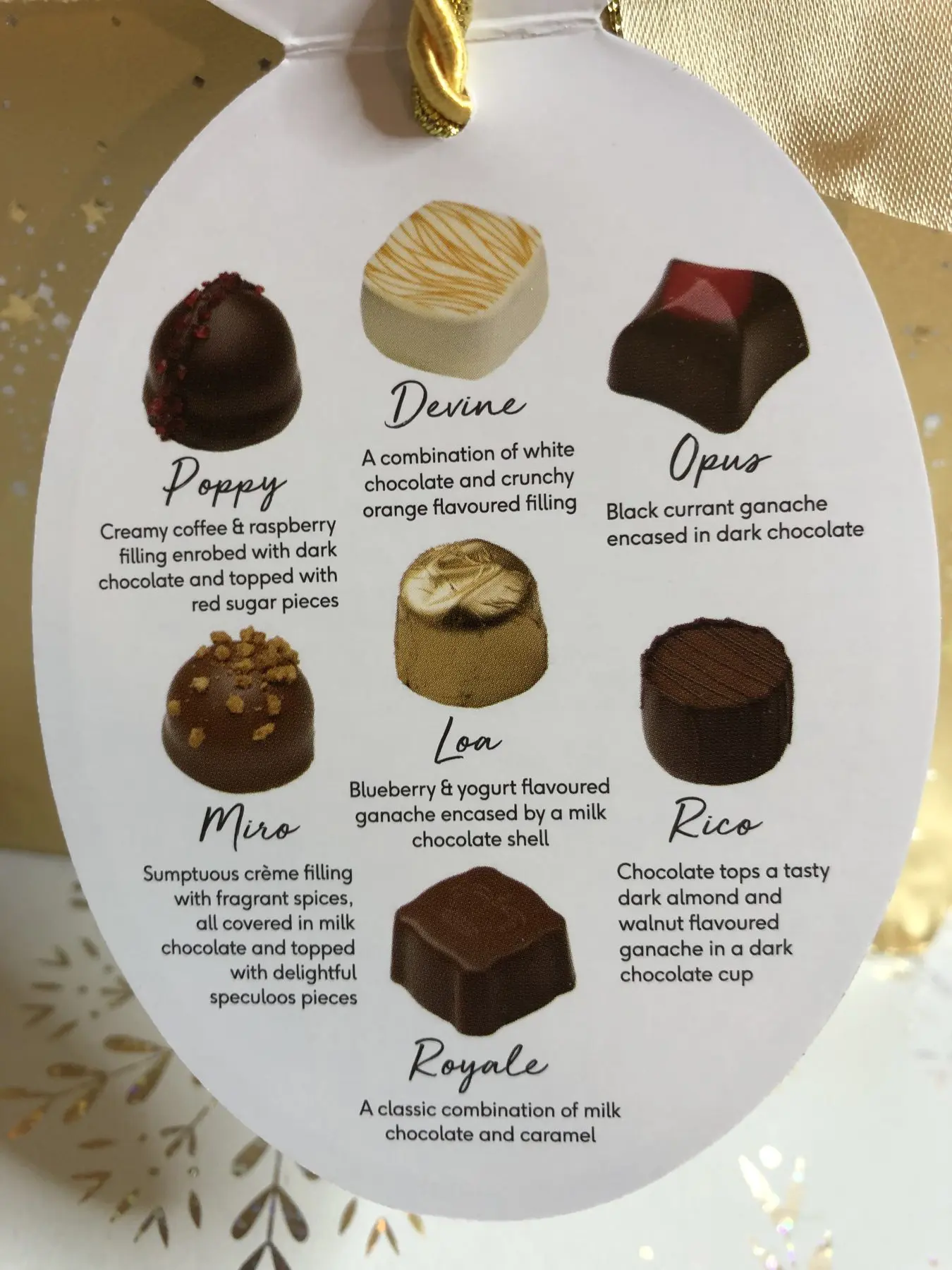 Gudrun Chocolate, a selection of fine Belgian chocolates